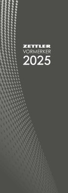 Zettler 660102 Vormerkkalender 718 - 1 Woche / 1 Seite, 10,5 x 29,5 cm, Spiralbindung