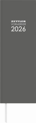 Zettler 660125 Vormerkkalender 808 - 1 Tag / 1 Seite, 10,4 x 29,4 cm, sortiert