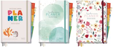 Häfft 9772-4 Erzieher-Planer 2025/2026 A5 + , 204 Seiten, Motiv sortiert