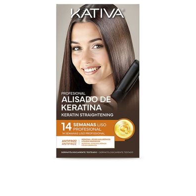 KATIVA Professional Glättungsset FÜR Brasilianisches Keratin, 4-tlg