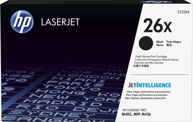 HP 26X - Hohe Ergiebigkeit - Schwarz - original - LaserJet - Tonerpatrone (CF226X)