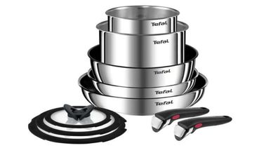 Tefal L897AS74 Ingenio Emotion Geschirrset, 10 Teile