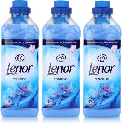 Lenor Aprilfrisch Weichspüler 3 x 990ml