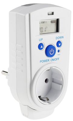Steckdosen-Thermostat "ST-35 digi" max. 3500W, 5-30°C, EIN/AUS/AUTO, 230V