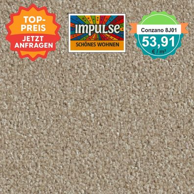 Vorwerk Conzano 8J01 Velours 400 oder 500 cm breit - keine Versandkosten