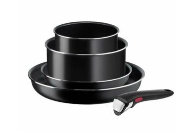 Tefal L881S504 Ingenio Cook Eat Kochgeschirr-Set 5-tlg, Silber
