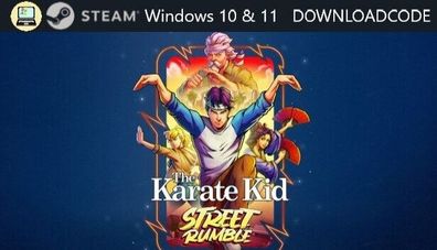 NEU PC Computer Spiel The Karate Kid Street Rumble für Windows 10 11 STEAM Code