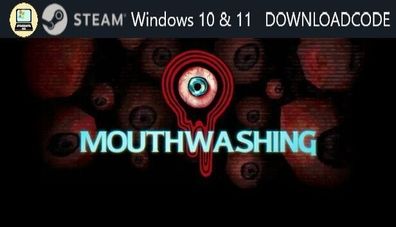 NEU PC Computer Spiel Mouthwashing für Windows 10 11 STEAM Download Code Key
