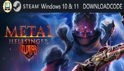 NEU PC Computer Spiel Metal Hellsinger VR für Windows 10 11 STEAM Download Code