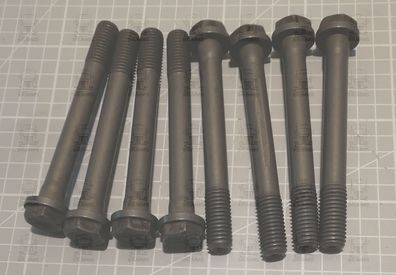 8 x Schraube Zylinderkopf für IHC / Case IH, 3138747R1, neu