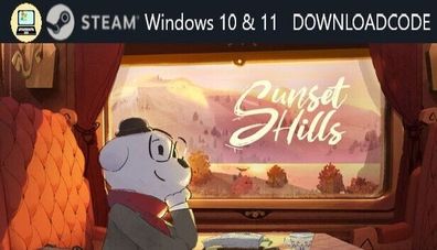 NEU PC Computer Spiel Sunset Hills für Windows 10 11 STEAM Downloadcode Game Key