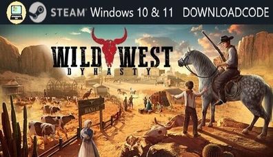 NEU PC Computer Spiel Wild West Dynasty für Windows 10 11 STEAM Downloadcode Key