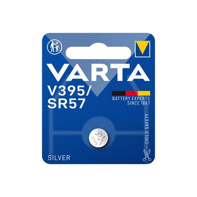 Varta Knopfzelle Silver Oxide V395 V 395 SR57 1,55V Batterien 1er Blister
