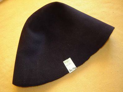 Hutstumpen Haar marine blau 100 gr Ü 50cm Randumfang 81cm Stu 971