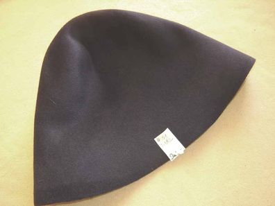 Hutstumpen Haar dunkel blau 80 gr Ü 51cm Randumfang 82cm Stu 972