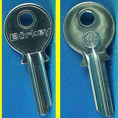Schlüsselrohling Börkey 652 1/2 für verschiedene Flohr Kassetten, Kleinzylinder
