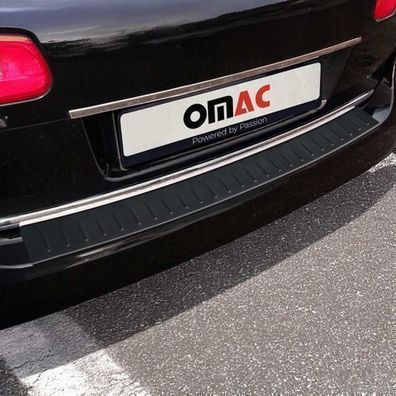 Ladekantenschutz Stoßstangenschutz für VW Passat B6 2005-2010 Gebürstet Dunkel