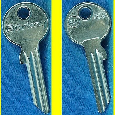 Schlüsselrohling Börkey 661 für verschiedene FAB 8 / Profilzylinder