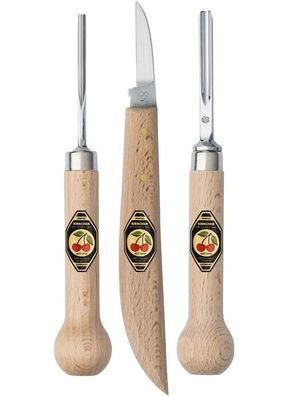 Kirschen Linolschnittsatz 3-tlg. 3450000