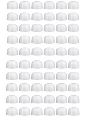 60x OTTO V-KAPPE Kartuschenverschluss für Silikon & Acrylkartuschen 290-310 ml