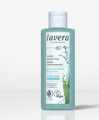 Lavera Naturkosmetik - Basis Sensitiv Mildes Gesichtswasser - 200 ml