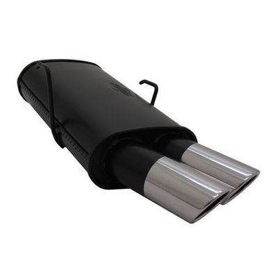 Novus Sportauspuff für Peugeot 106 2x76mm SR-Design Endschalldämpfer mit ABE