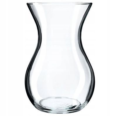 KADAX Blumenvase, 18cm Vase aus Glas, ?8cm Glasblumenvase mit einem 11cm Hals
