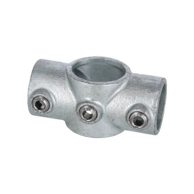 Rohrverbinder Kreuzverbinder 1 1/4" x 1 1/2" (?42,4 x 48,3 mm), 90? - Durchgang AVER