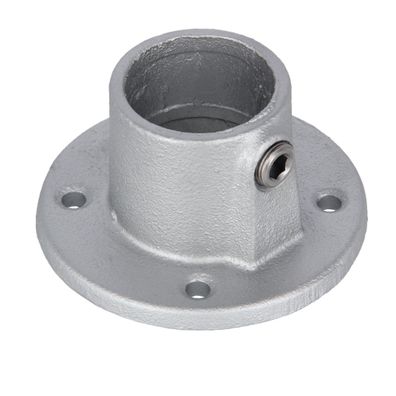 Rohrverbinder Fu?platte rund durchgehend 3/4" (26,9 mm) AVERDE