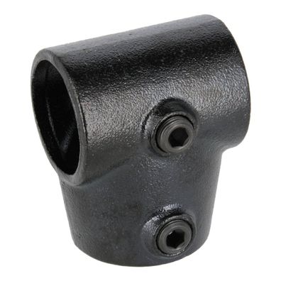 Rohrverbinder T-Verbinder kurz schwarz 1 1/4" (42,4 mm), verstellbar 0-11? AVERDE