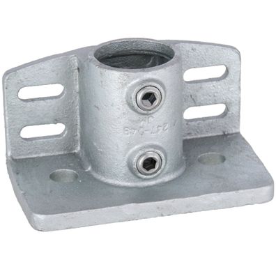 Rohrverbinder Fu?platte mit Trittrand 1 1/2" (48,3 mm) AVERDE