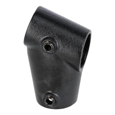 Rohrverbinder T-Verbinder kurz schwarz 1 1/2" (48,3 mm), verstellbar 11?-29? AVERDE