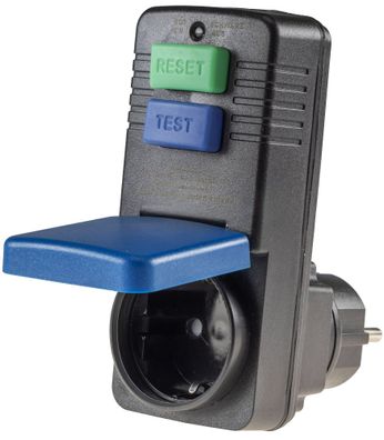 Fehlerstromschutzadapter "CT-RCD" (DI) Personenschutz-Zwischenstecker IP54
