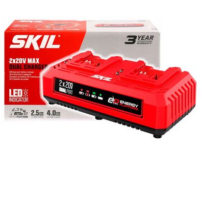 Skil Doppelladegerät 20V 3128 AA 2,4A CR1E3128AA