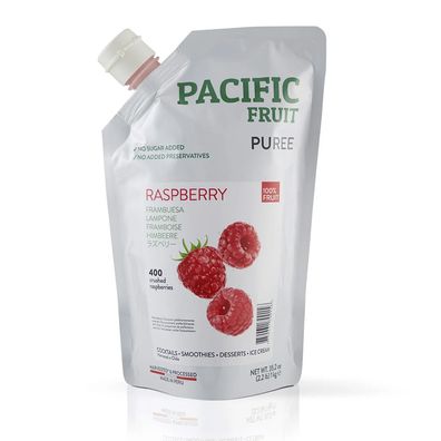 Pacific Fruit Püree Himbeere 1kg ohne Zuckerzusätze & zu 100% aus echten Früchten