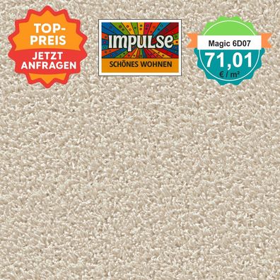 Vorwerk Magic 6D07 Teppichboden Velours 4 m breit - ab 5 m² versandkostenfrei