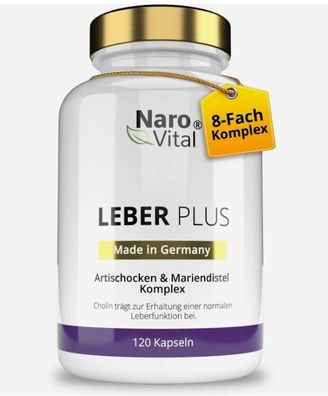 Leber Kur Mariendistel Kapseln-8-Fach Komplex mit Desmodium, holin, urcuma, öwen