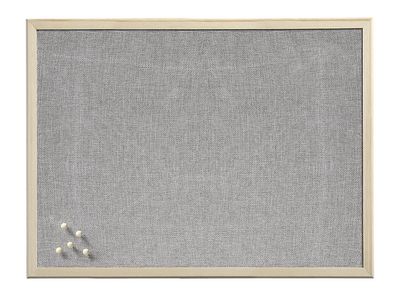 ZELLER Present Pinboard Leinen/Kiefer 40x60cm