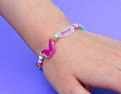 DIY Bastelset Schrumpffolie Armband "Lucy" für 2 Armbänder