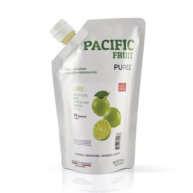Pacific Fruit Püree Limette 1kg glutenfrei & vegan für Cocktails, Salsas & Mousse