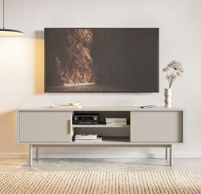 Lowboard 154 Fernsehkommode TV-Tisch TV-Kommode Sideboard Kaschmir
