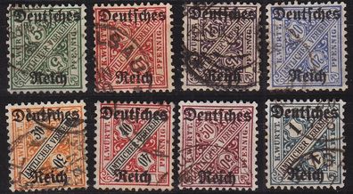 Germany REICH Dienst [1920] MiNr 0057-64 ( O/used ) [01]