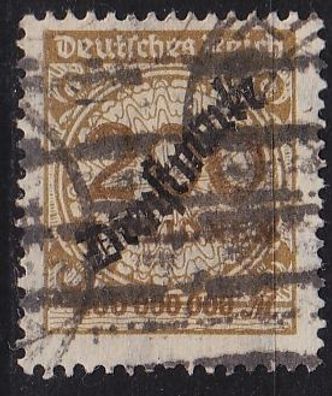 Germany REICH Dienst [1923] MiNr 0083 ( O/used ) [02]