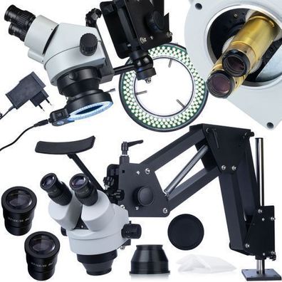 Rosfix Stereomikroskop Proxima Pro MSPP-B-WDMS2 – 7–45x Zoom | 144 LED