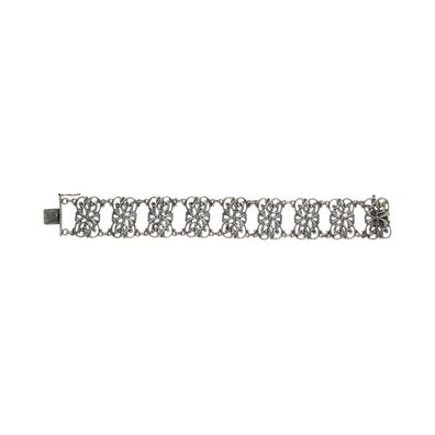 Trachtenarmband echt Silber 835 oxidiert Second Hand wie neu 25325118 getragen
