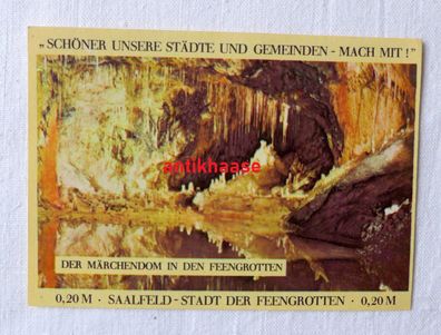 DDR Spendenbeleg Feengrotten 0,20 M Schöner unsere Städte und Gemeinden Mach mit