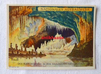 Feengrotten Saalfeld Spendenbeleg Nationales Aufbauwerk DDR