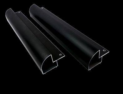 SOLARA Aluminium Montagespoiler 55 cm, Set mit 2 Stück