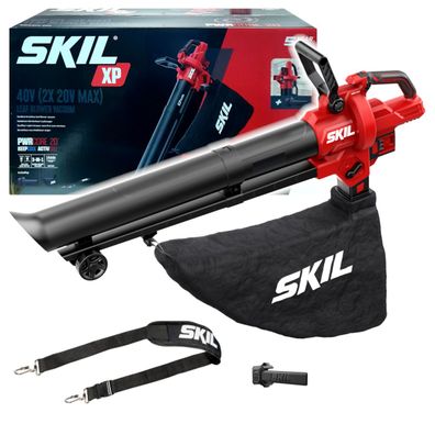 Skil 2x20V 0350 CA Akku-Gartenbläser/Staubsauger (ohne Akku, Verpackung)