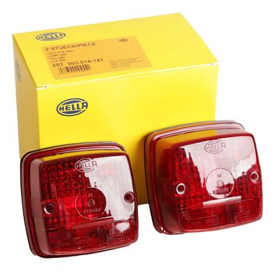 2x Heckleuchte Universal 12V/24V